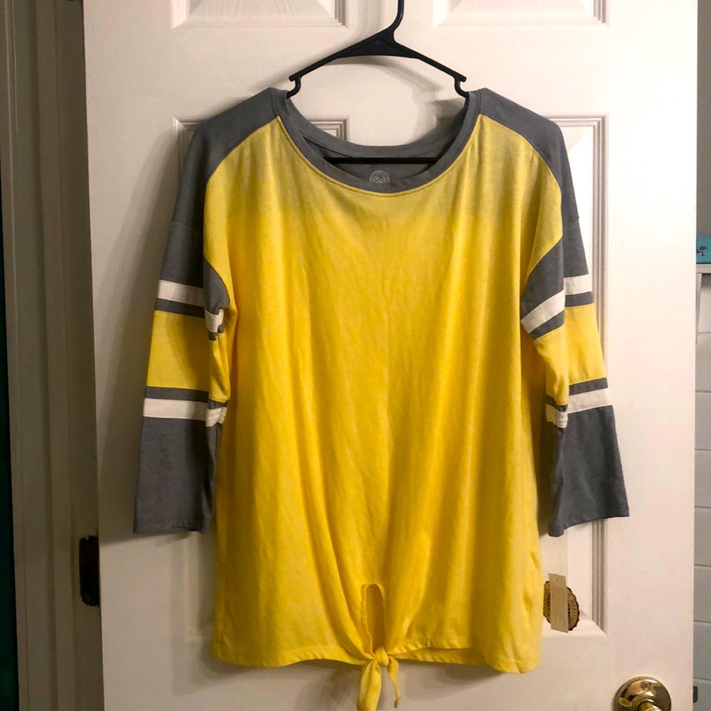 NWT - Yellow Half-Sleeve Tee